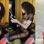 Bhad Bhabie See Through Tits Dress Onlyfans Photos 1074x600