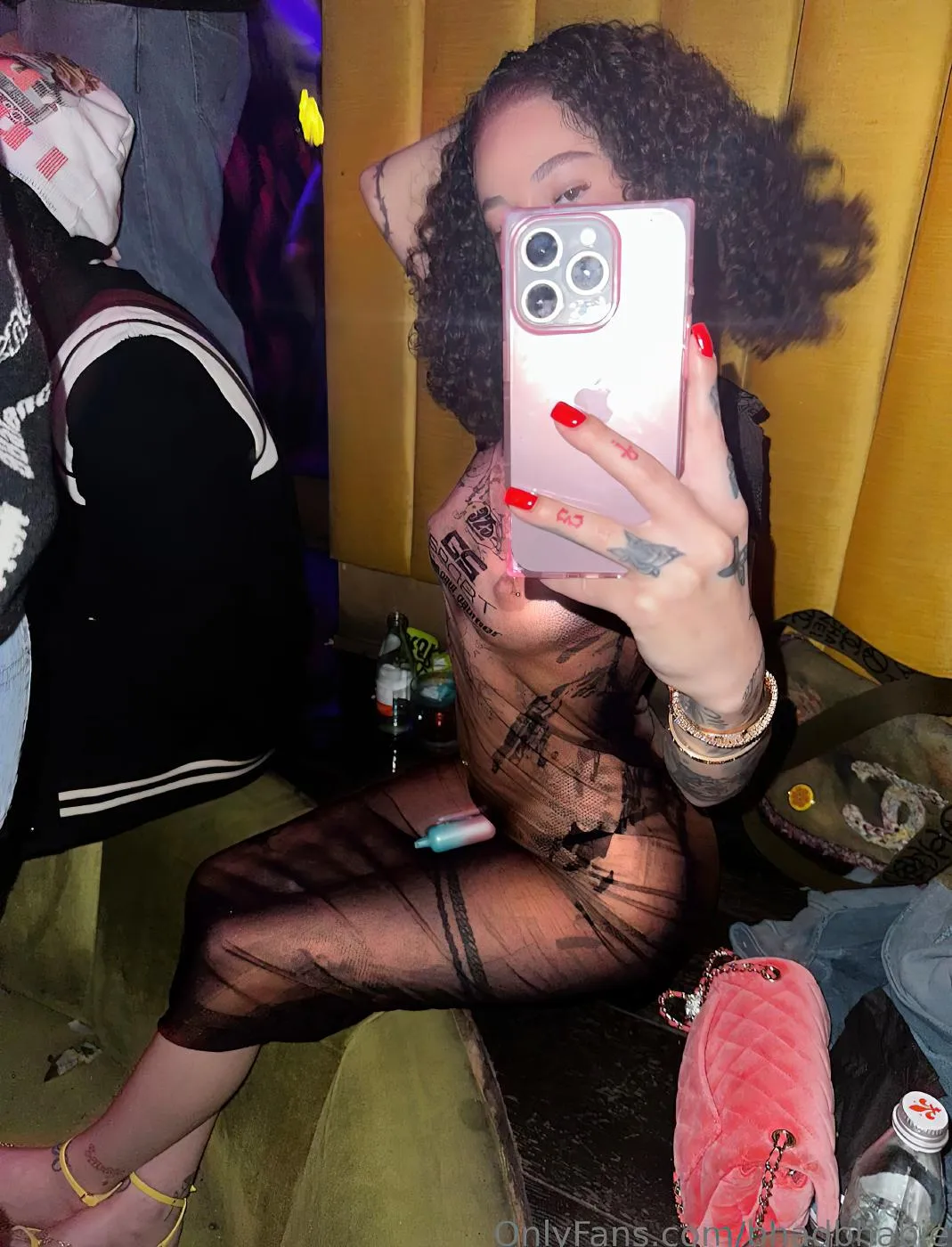 Bhad Bhabie See Through Tits Dress Onlyfans Photos