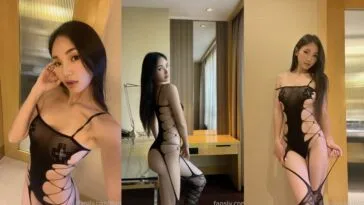 Waterlynn Lace Bodysuit Sexy Lingerie Fansly Photos 1073x603