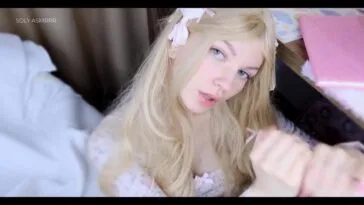Soly ASMR Sloppy Licking Handjob Onlyfans Video 854x480