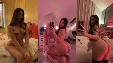 Lauren Alexis Red Lingerie Twerking Onlyfans Video 1042x585